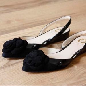 Money stiletto flats